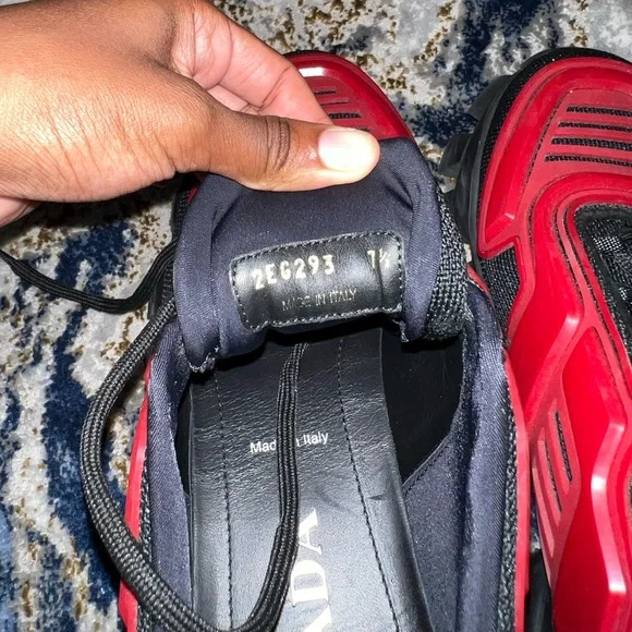 Authentic Prada Cloudbust Thunder Red Black